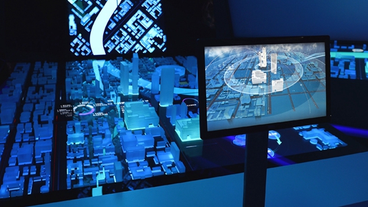 智慧互动沙盘在数字化展厅中的创新应用